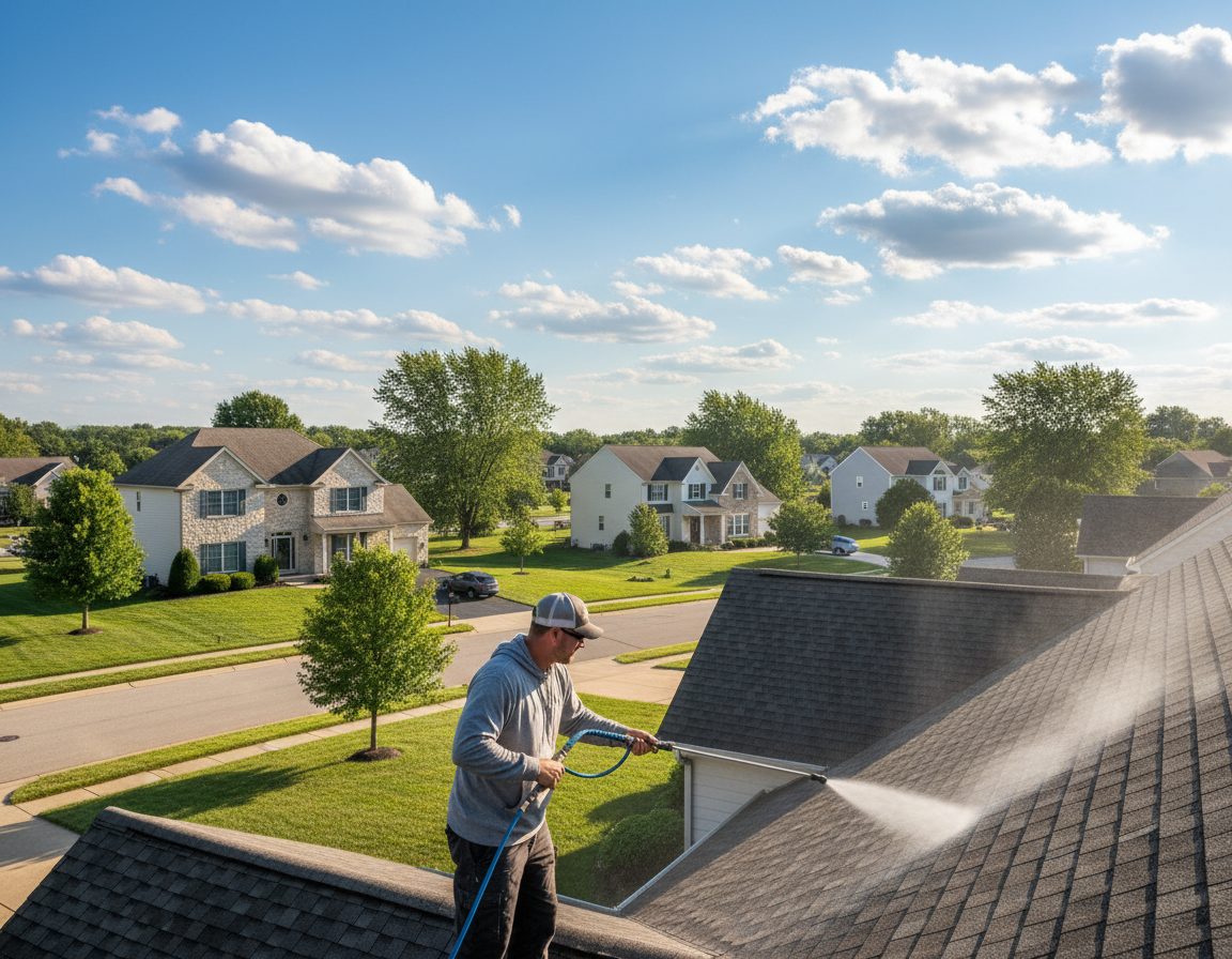 Roof Cleaning In Hilliard